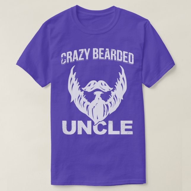 Crazy Bearded Uncle Uncle Uncle Beard Gift Classic T-Shirt (Design Front)