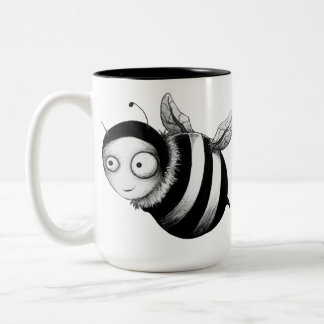 Crazy Bee Two-Tone Coffee Mug