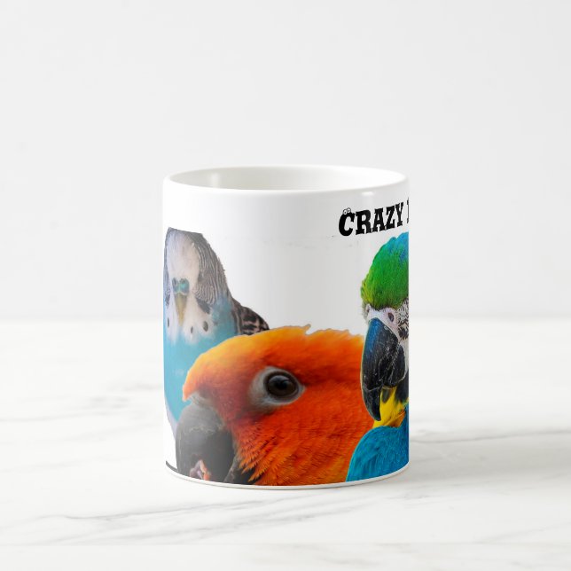 Crazy Bird Lady Coffee Mug (Center)