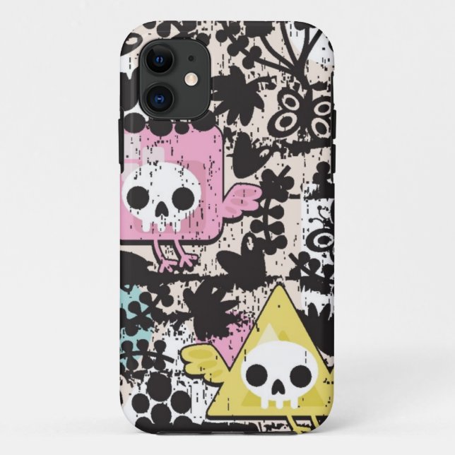 Crazy birds pattern Case-Mate iPhone case (Back)