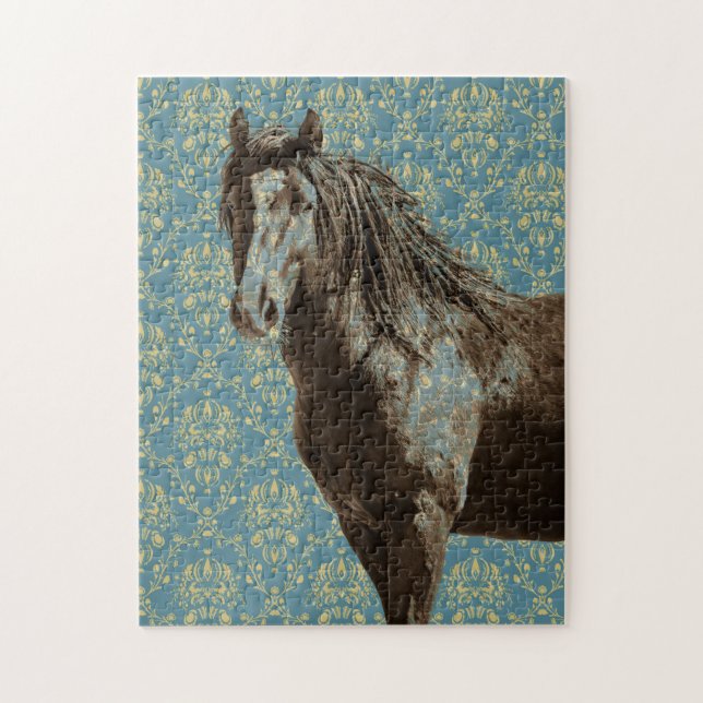 Crazy Blue Jigsaw Puzzle (Vertical)