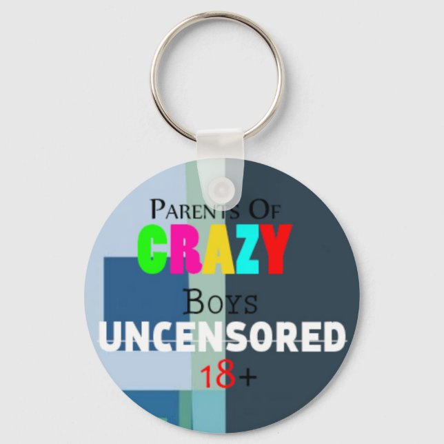 Crazy boys key ring (Front)