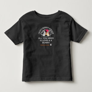Crazy Bunny Person Toddler T-Shirt
