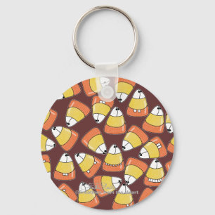 CRAZY Candy Corn! Key Ring