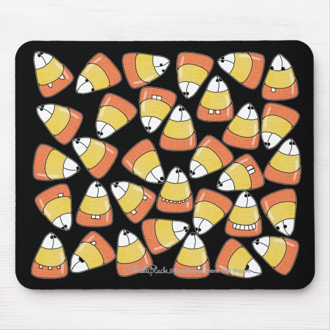CRAZY Candy Corn! Mouse Pad (Front)