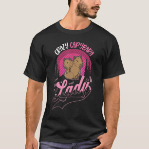 Crazy Capybara lady Capybara Girl T-Shirt