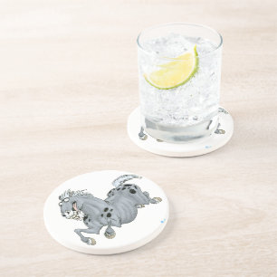 Crazy Cartoon Horse Coaster