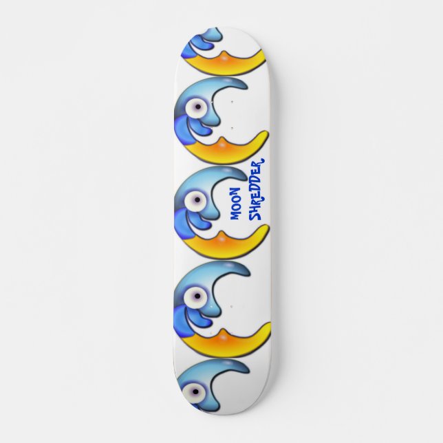 Crazy Cartoon "Moon Shredder" Skateboard Deck (Front)
