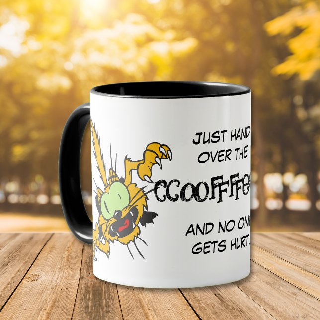 Crazy Cat Demand Coffee Mug (Creator Uploaded)