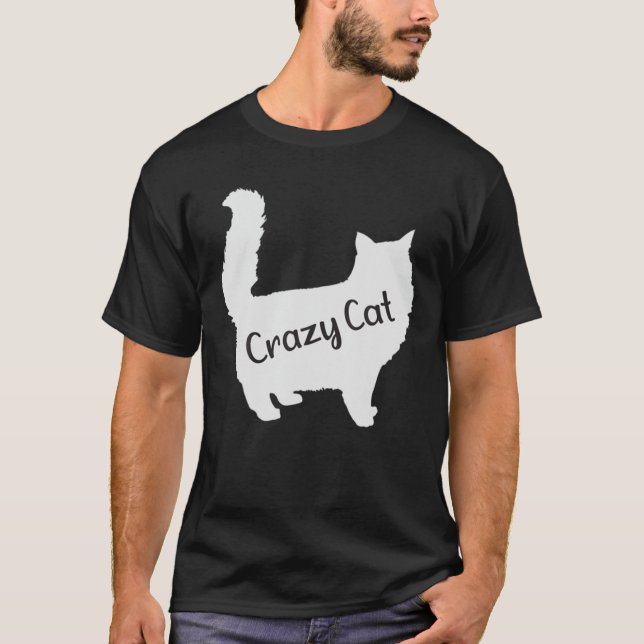 Crazy Cat Flash For Essential Quotes T-Shirt (Front)