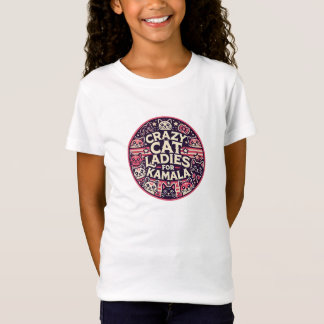 Crazy cat ladies for Kamala! T-Shirt