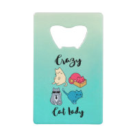 Crazy Cat Lady and 4 Cute Cats