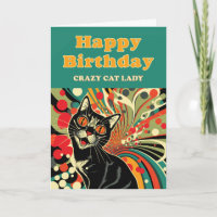 Crazy Cat Lady Birthday