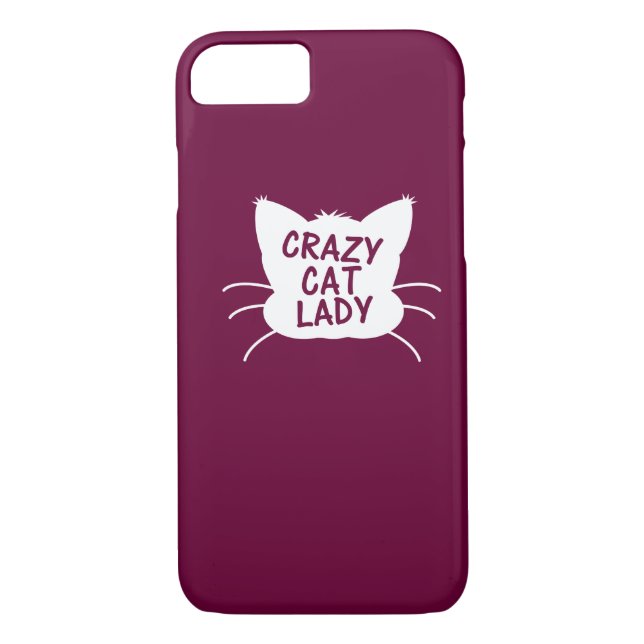 Crazy Cat Lady Case-Mate iPhone Case (Back)