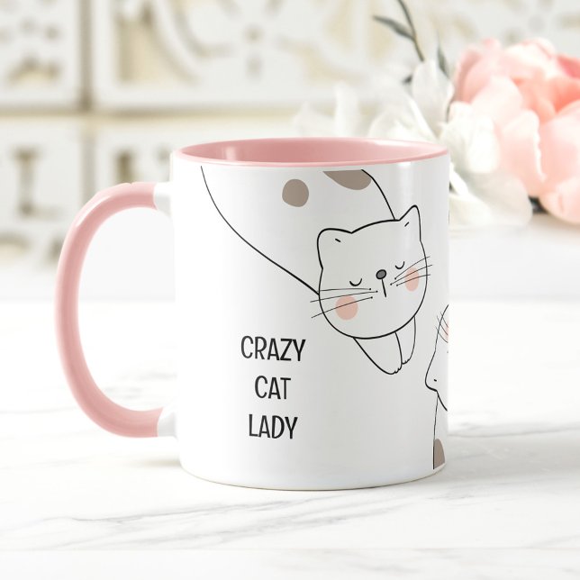 Crazy Cat Lady Cat Lover Name Mug (Crazy Cat Lady Cat Lover Name Mug)