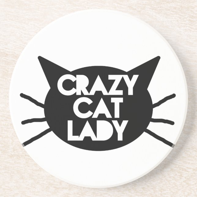 Crazy Cat Lady Coaster (Front)