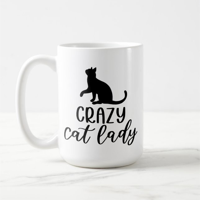 Crazy Cat Lady Coffee Mug (Left)