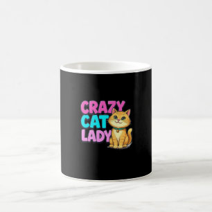 Crazy Cat Lady Coffee Mug - Funny Cat Lover Gift f