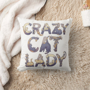 Crazy Cat Lady Cushion