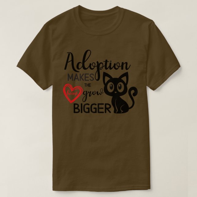 Crazy Cat Lady Cute Black Kitten Adoption Rescue C T-Shirt (Design Front)