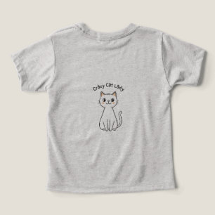 Crazy Cat Lady Cute Illustration T-Shirt