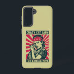 Crazy Cat Lady For Kamala 2024  Samsung Galaxy Case<br><div class="desc">Crazy Cat Lady For Kamala 2024</div>