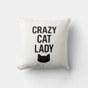 Crazy Cat Lady – Funny Cat Lover Gift Cushion