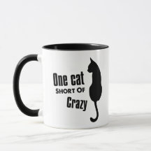 Crazy Cat Lady Funny Meow Coffee Mug