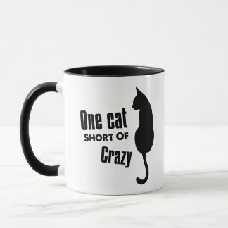 Crazy Cat Lady Funny Meow Coffee Mug