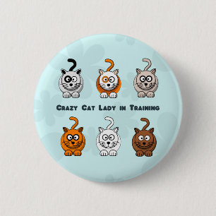 Crazy Cat Lady In Training Pin