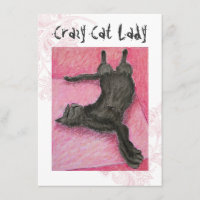 Crazy Cat Lady Indie Birthday Invites