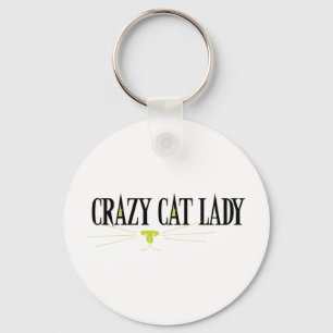 Crazy Cat Lady Key Ring