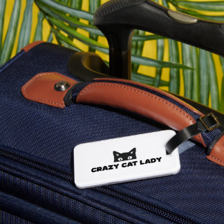 Crazy Cat Lady Luggage Tag