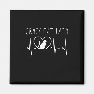 Crazy Cat Lady Magnet