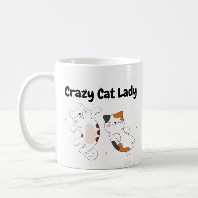 Crazy Cat Lady mug (Left)