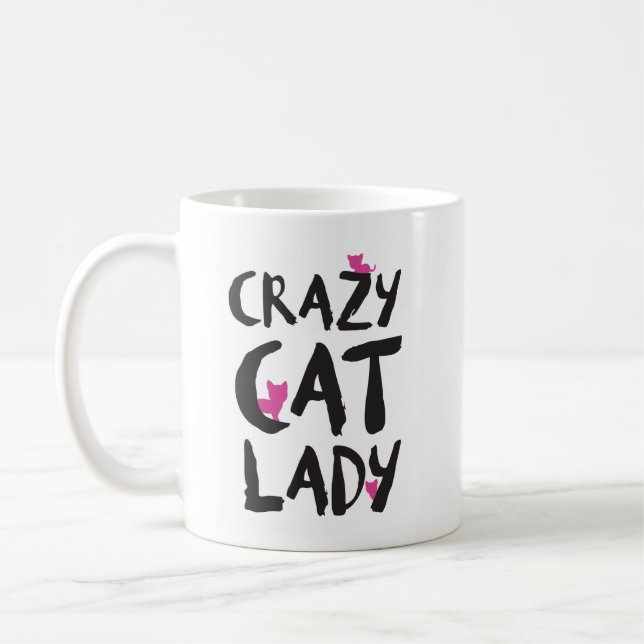 Crazy Cat Lady Mug (Left)