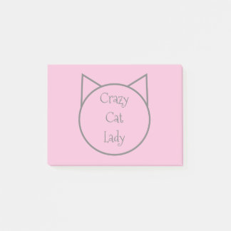 Crazy Cat Lady Post-it Notes