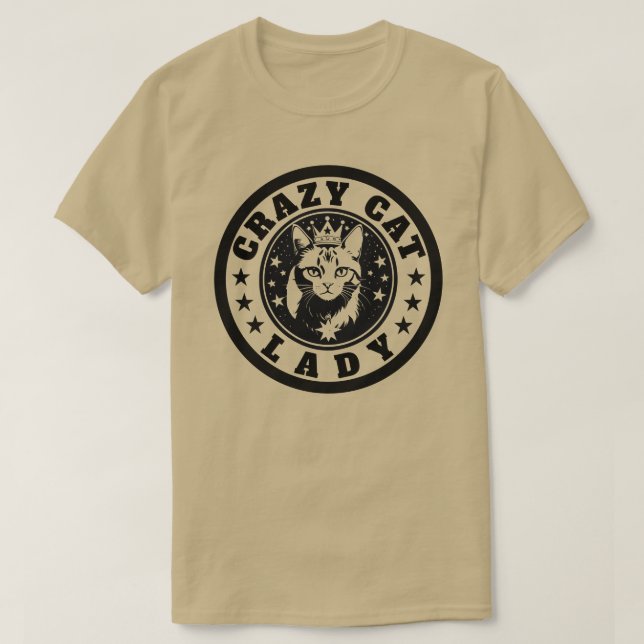 Crazy Cat Lady Shirt (Design Front)