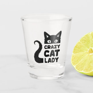 Crazy Cat Lady Shot Glass
