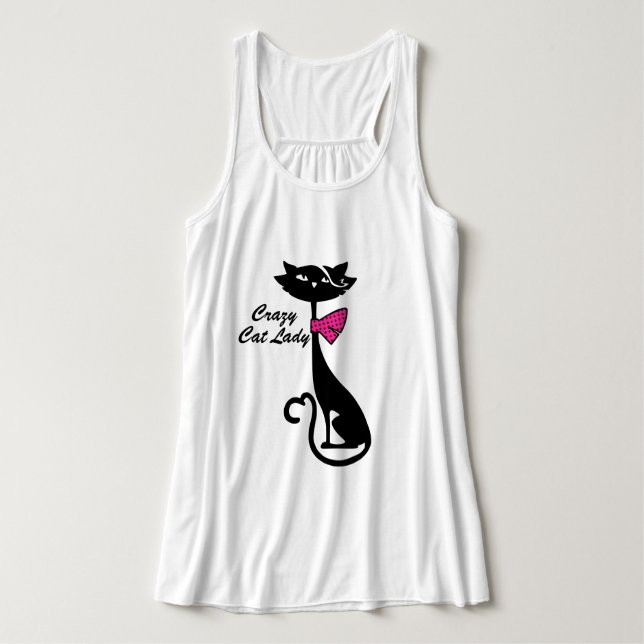 Crazy Cat Lady Singlet (Design Front)