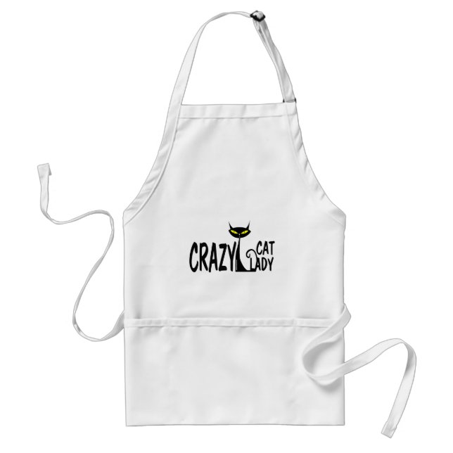 Crazy Cat Lady Standard Apron (Front)
