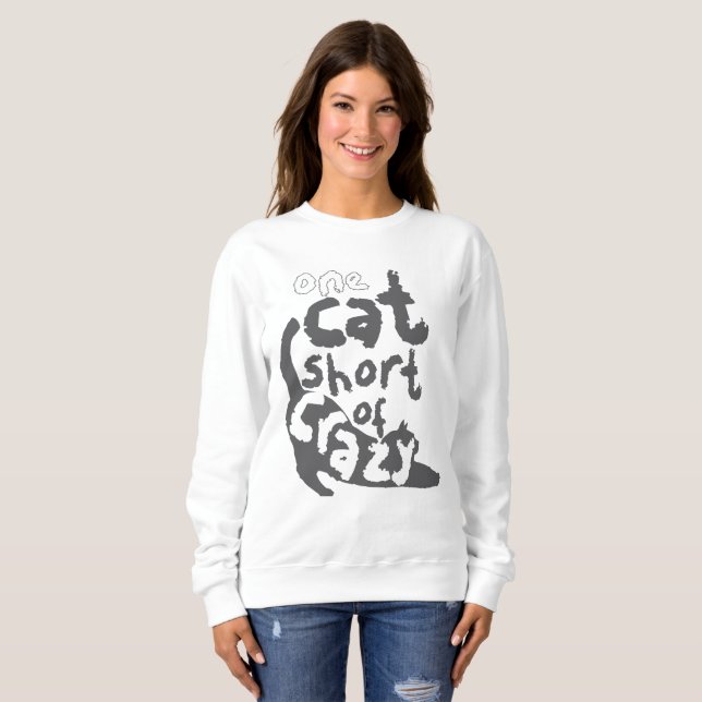Crazy Cat Lady Sweatshirt (Front Full)
