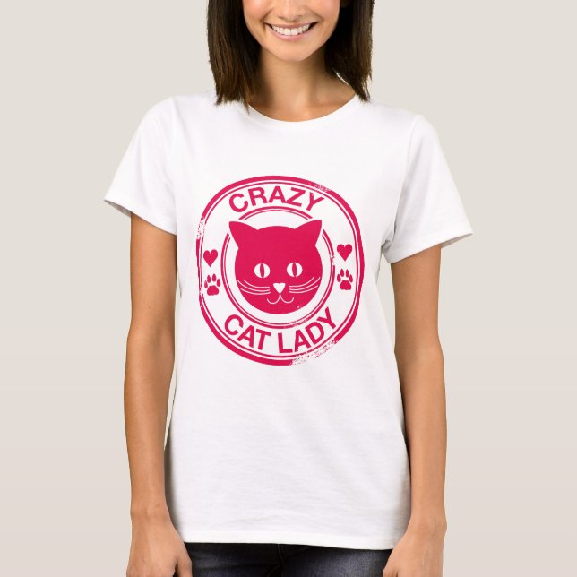 Crazy Cat Lady T-Shirt (Front)