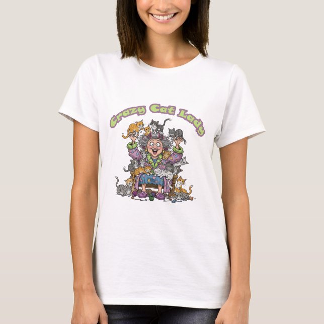 Crazy Cat Lady T-Shirt (Front)
