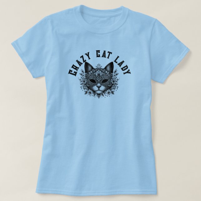 Crazy cat lady T-Shirt (Design Front)