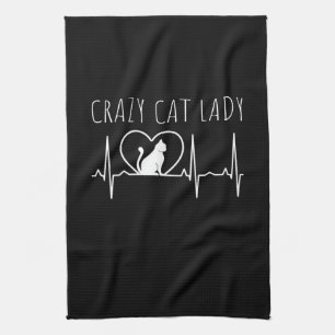 Crazy Cat Lady Tea Towel