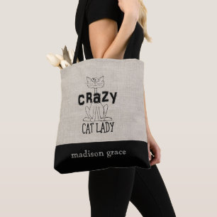 Crazy Cat Lady Tote Bag