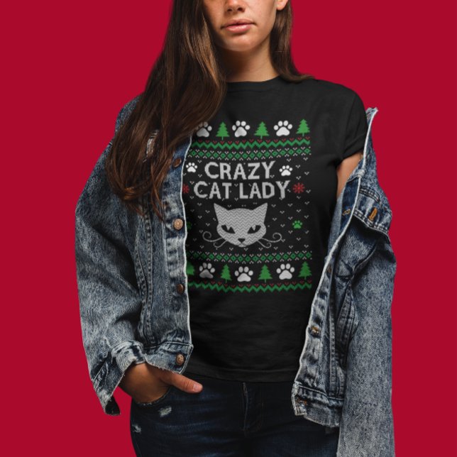 Crazy Cat Lady Ugly Christmas Sweater  (Creator Uploaded)
