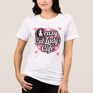 Crazy Cat Lady's Cafe Tri-Blend Shirt