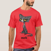 Crazy Cat Meh Gift for Funny Mans Crazy Womens 